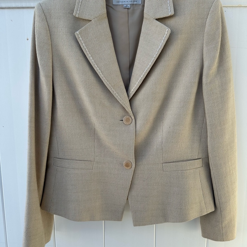 Tahari Beige Women Skirt Suit